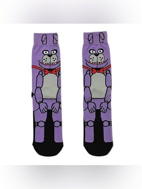 Five Nights At Freddy's Bonnie Character 360 Design Crew Socks
